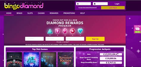 Bingo diamond casino login